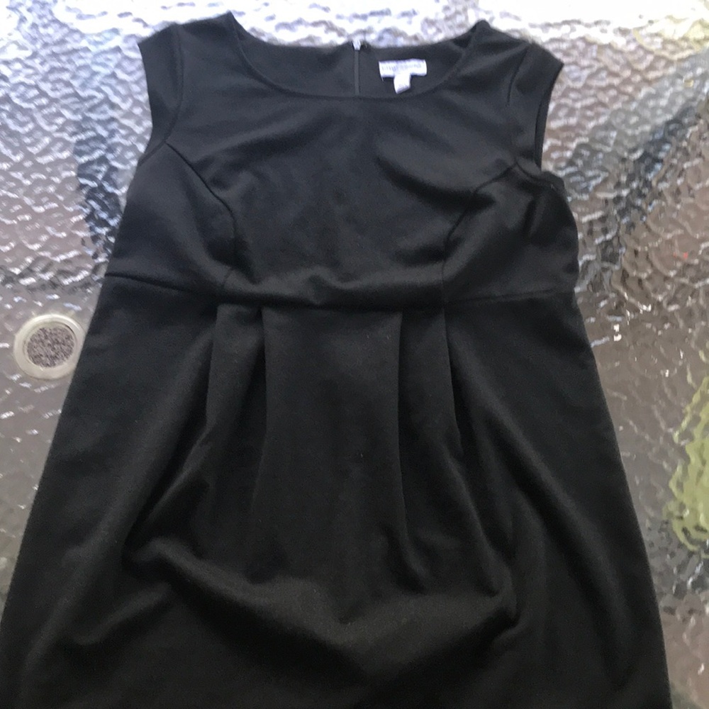 Black maternity work dress